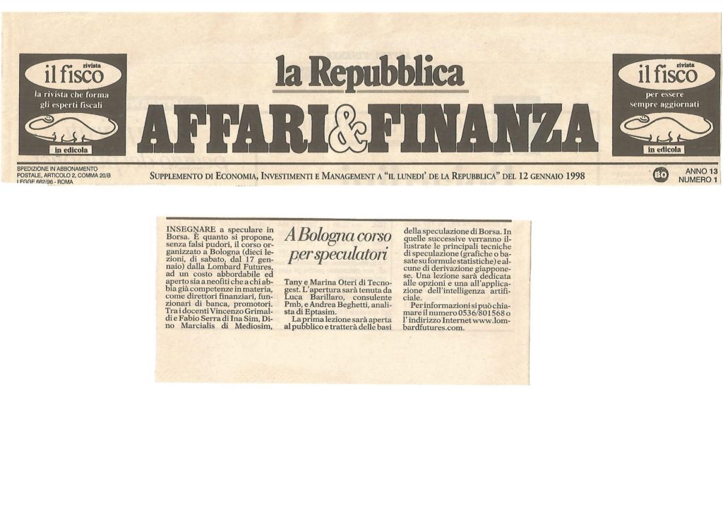 1998 12 gennaio AFFARI & FINANZA DI REPUBBLICA